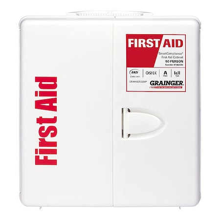 First Aid Kit and Housing, Plastic 241 Components, 100 People Served MPN:54770-021