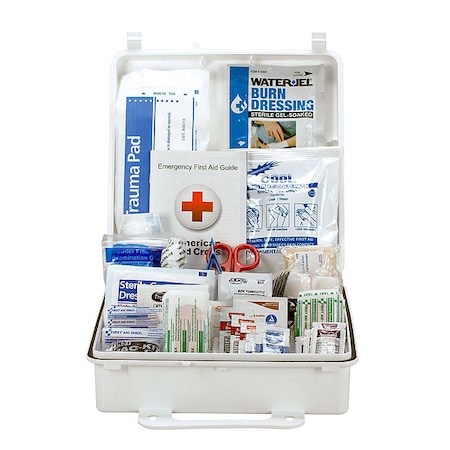 First Aid Kit and Housing, Plastic 183 Components, 50 People Served MPN:54773