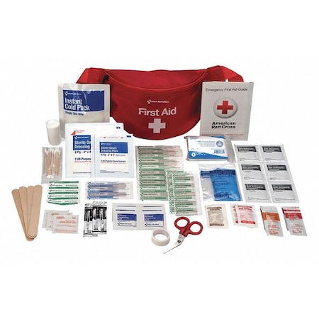 First Aid Kit and Housing, Nylon 87 Components, 5 People Served MPN:59475