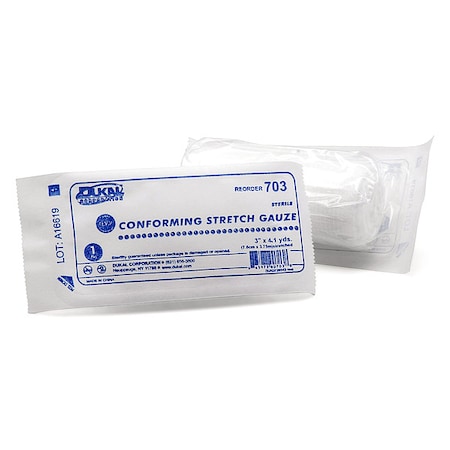 Sterile Gauze, White, 4 1/8yd L, 3