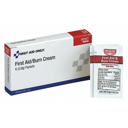 Burn Cream, Cream, Box, Wrapped Packets MPN:90947