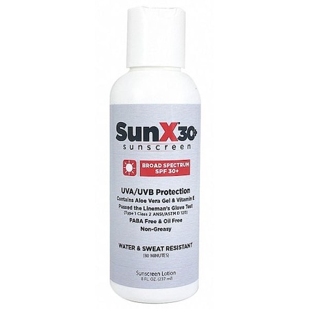 Sunscreen, Cream, Bottle, 8.000 oz. MPN:91070