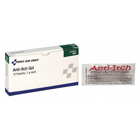 Topical Anti-Itch, 0.25oz Packet, Gel, 12ct MPN:91084