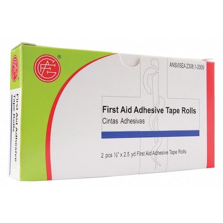 First Aid Tape, Wt, 1/2