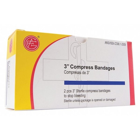 Bandage, Non-Sterile, White, Gauze, Box, PK2 MPN:9999-0302