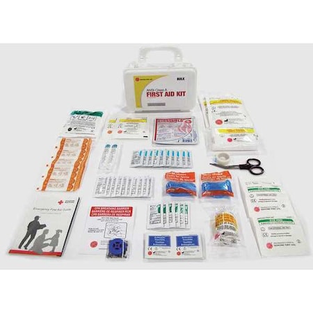First Aid Kit and Housing, Plastic 71 Components, 25 People Served MPN:9999-2151