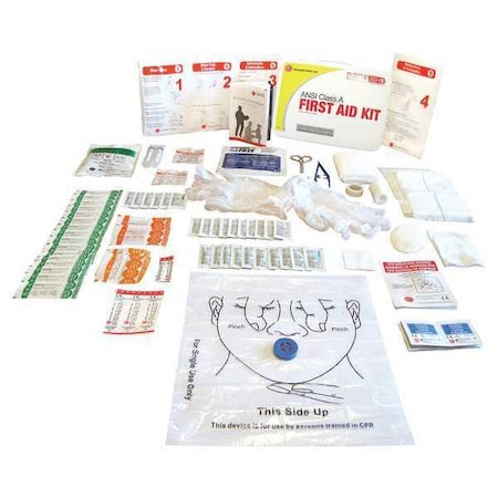 First Aid Kit and Housing, Metal 86 Components, 25 People Served MPN:9999-2155