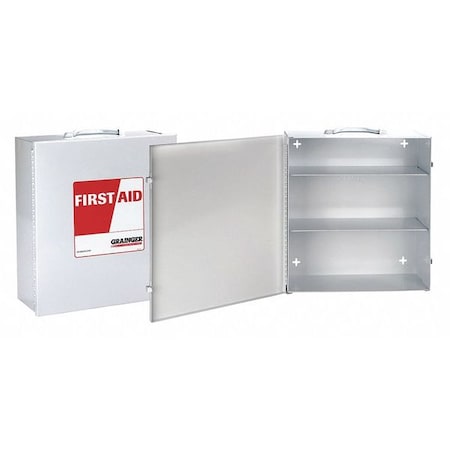 Empty First Aid Cabinet, Wall Mount, White MPN:M5025