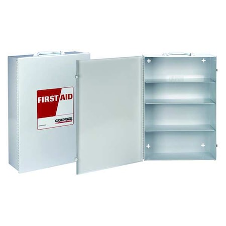 Empty First Aid Cabinet, Wall Mount, White MPN:M5026