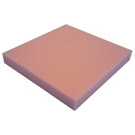 Foam Sheet, Open Cell, 54 in W, 82 in L, 1/4 in Thick, Pink MPN:5GDL4