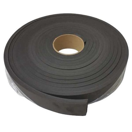 Foam Roll, Water-Resistant Closed Cell, 1 in W, 25 ft L, 1/2 in Thick, Black MPN:CCN591/2X1X25