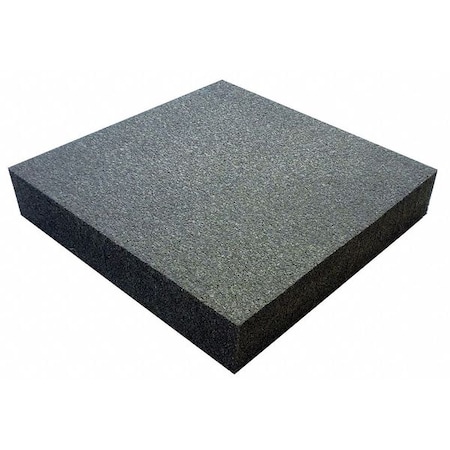 Foam Sheet, Microcellular, 24 in W, 24 in L, 1/2 in Thick, Black MPN:ZUSA-MCP-88