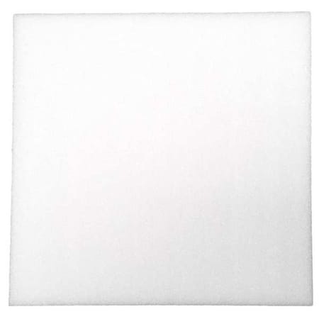 Foam Sheet, Open Cell, 12 in W, 12 in L, 1 1/2 in Thick, Natural MPN:ZUSA-PU-189
