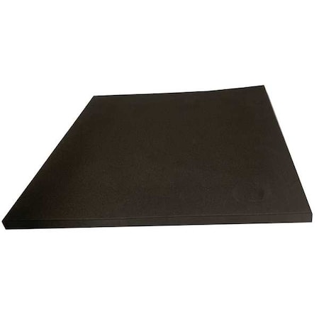 Foam Sheet, Crosslink, 24 in W, 48 in L, 3/4 in Thick, Black MPN:ZUSA-XPE-111