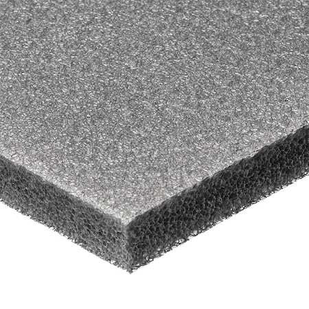 Foam Sheet, Closed Cell, 48 in W, 48 in L, 1 in Thick, Gray MPN:ZUSA-XPE-3