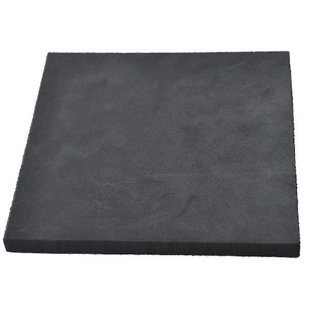 Foam Sheet, Crosslink, 24 in W, 24 in L, 3/8 in Thick, Black MPN:ZUSA-XPE-623