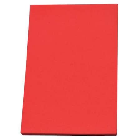 Foam Sheet, Crosslink, 24 in W, 48 in L, 3/8 in Thick, Red MPN:ZUSA-XPE-657