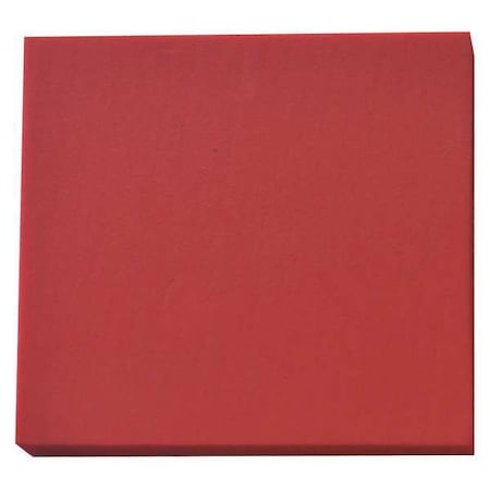 Foam Sheet, Crosslink, 24 in W, 48 in L, 1 in Thick, Red MPN:ZUSA-XPE-664