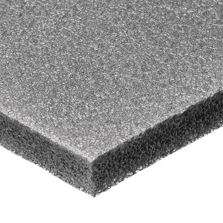 Foam Sheet, Closed Cell, 24 in W, 24 in L, 1 in Thick, Gray MPN:ZUSA-XPE-7