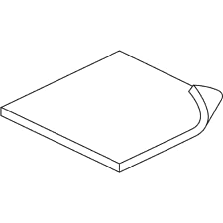 Foam Sheet, Closed Cell, 12 in W, 12 in L, 1/16 in Thick, Black MPN:ZUSANSR-F-201