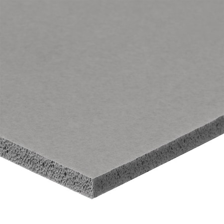 Foam Sheet, Closed Cell, 12 in W, 24 in L, 3/8 in Thick, Gray MPN:ZUSASSR-FDA-119