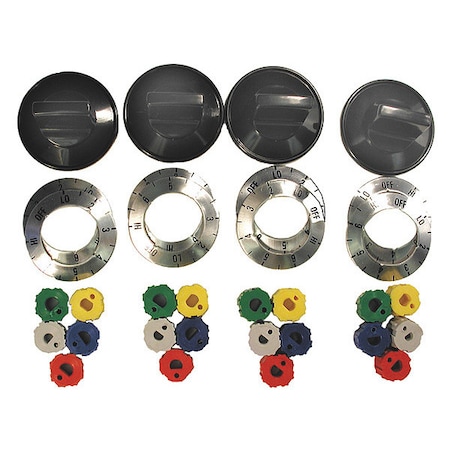 Electric Range Knob Kit, Range Type, PK4 MPN:61207