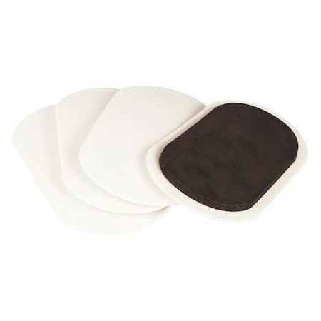 Furn. Glides, Self-Stick, Oval, 9-1/2