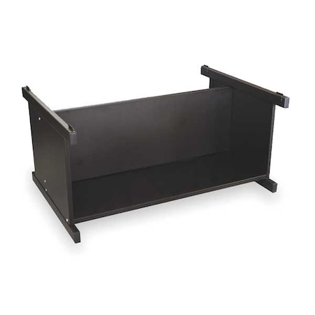 Flat File Cabinet Base, Open Base, Black MPN:2CLE5