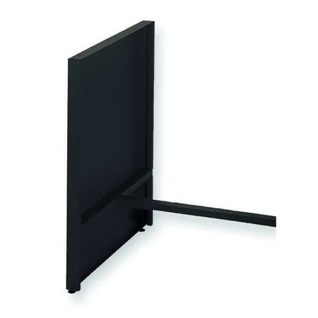 Panel Leg, 3W x 27-3/4D x 33-1/2H, Black MPN:2HFR1