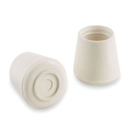 Furniture Protective Leg Tips, 7/8 in Dia MPN:6J563