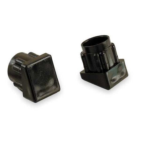 Furniture Protective Leg Tips, 7/8 in Dia MPN:6J581