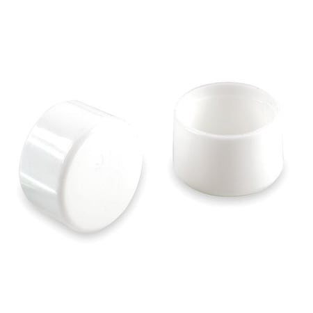 Protective Leg Tips, Slip-On, Round, PK24 MPN:6J590