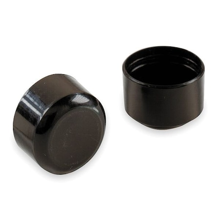 Protective Leg Tips, Slip-On, Round, PK24, Leg Outside Dia.: 7/8 in MPN:6J598
