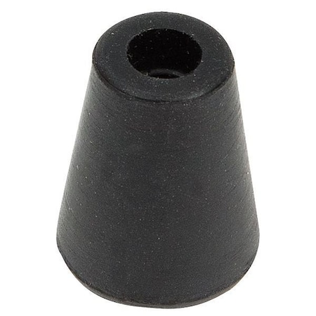 Protective Leg Tip, SlipOn, Rd, 15/64