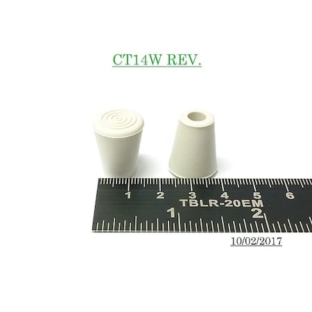 Protective Leg Tip, SlipOn, Rd, 15/64