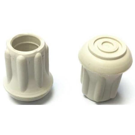 Protective Leg Tip, SlipOn, Rd, 31/64