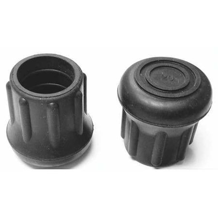 Protective Leg Tip, SlipOn, Rd, 31/32