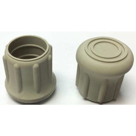 Protective Leg Tip, SlipOn, Rd, 1-3/32, PK25 MPN:LTB 21G