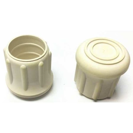 Protective Leg Tip, SlipOn, Rd, 1-3/32, PK10 MPN:LTB 21W/W