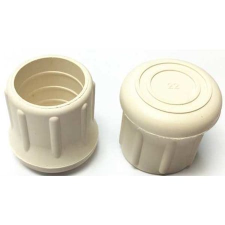 Protective Leg Tip, SlipOn, Rd, 1-7/32, PK10 MPN:LTB22WE