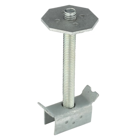 Grating Clip, For Screw Size 1/2 in, Carbon Steel, Galvanized, 20 PK MPN:GM 1/2 X 5