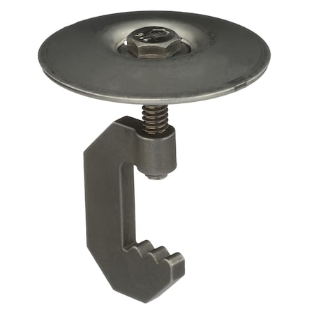 Grating Clip, For Screw Size 1/4 in, 316 Stainless Steel, 50 PK MPN:RSSGC-1C