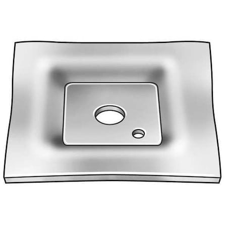 Grating Clip, Top, 1-2 Bar H, PK100, Fits Bearing Bar Spacing: 1 1/2 x 1 1/2 in MPN:SSGTY