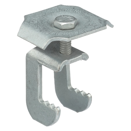 Grating Clip, For Screw Size 1/4 in, Carbon Steel, Galvanized, 50 PK MPN:WGG-1A