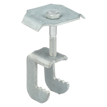 Grating Clip, For Screw Size 1/4 in, Carbon Steel, Galvanized, 50 PK MPN:WGG-1D