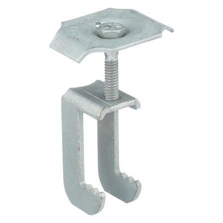 Grating Clip, For Screw Size 1/4 in, Carbon Steel, Galvanized, 50 PK MPN:WGG-2C
