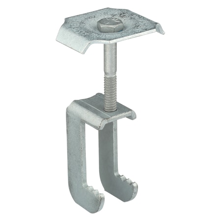 Grating Clip, For Screw Size 1/4 in, Carbon Steel, Galvanized, 50 PK MPN:WGG-2E