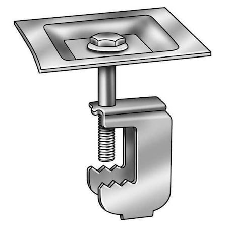 Grating Clip, G-Clip, 1 Bar H, PK50, Package Quantity: 50 MPN:XSSGG1A
