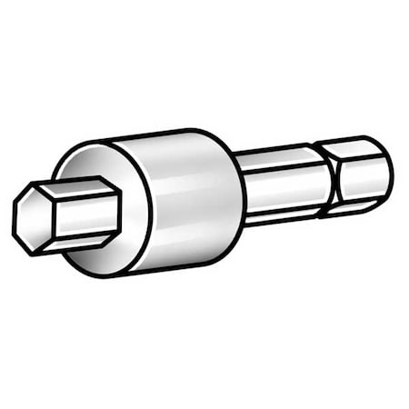 Power Driver, Steel, 33/64 in L MPN:4ZY13