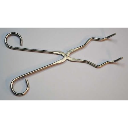 Crucible Tongs, 9 in L, Nickel MPN:5ZPT5